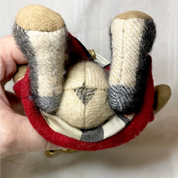 Burberry Regimental Bear Keychain Bag Charm - Picture 8 of 13